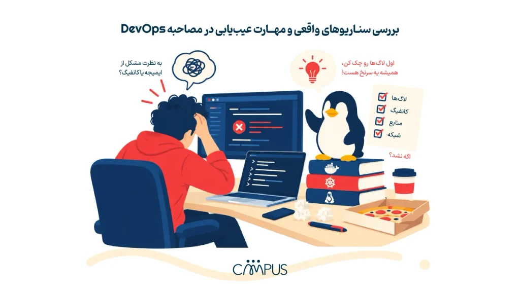  عیب‌یابی در مصاحبه