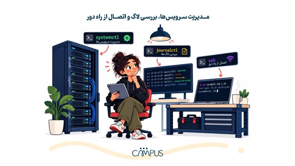 عیب‌یابی در لینوکس